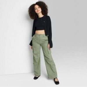 Wild Fable High-Rise Cargo Utility Pants SZ S